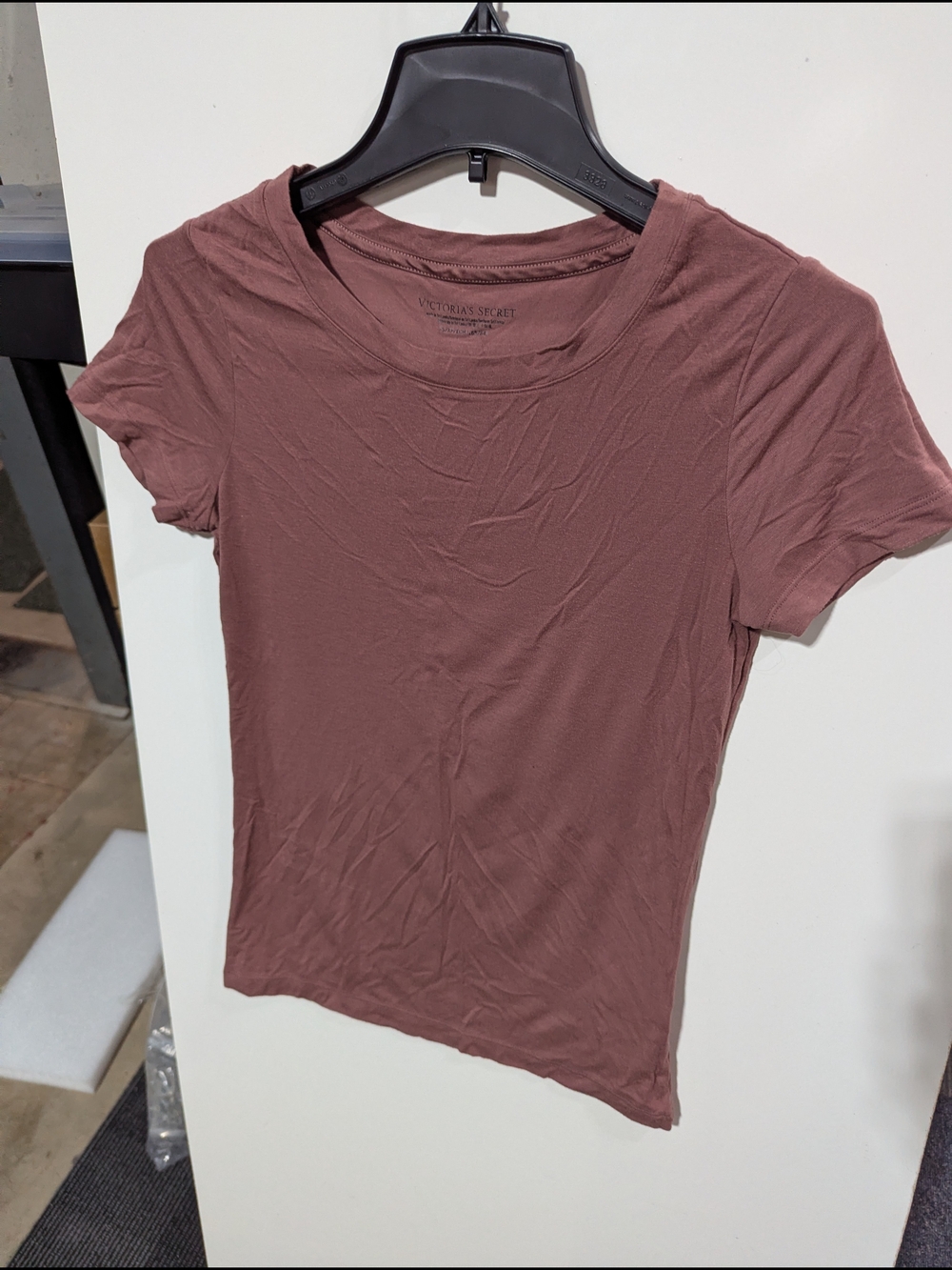 Victoria's Secret Dusty Rose Short Sleeve Crewneck Tee